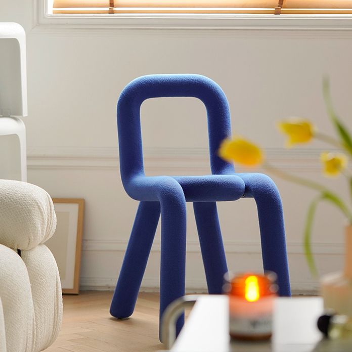 Modern Style Side Chair Open Back Indoor Dining Chair for Home