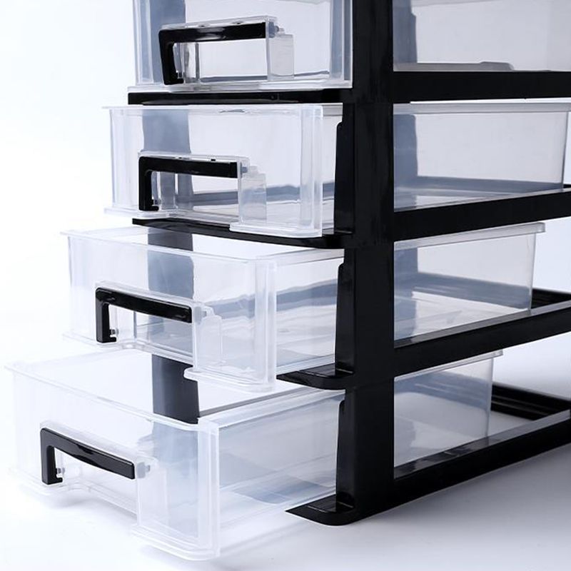 Plastic File Cabinet Vertical Home or Office File Cabinet with Drawers Clearhalo 'Filing Cabinets' 'filling_cabinets' 'furn' 'furn_filling_cabinets' 'Furniture' 'Office Furniture' 1200x1200_043f9918-f357-4c89-84a6-8dab151bd57d