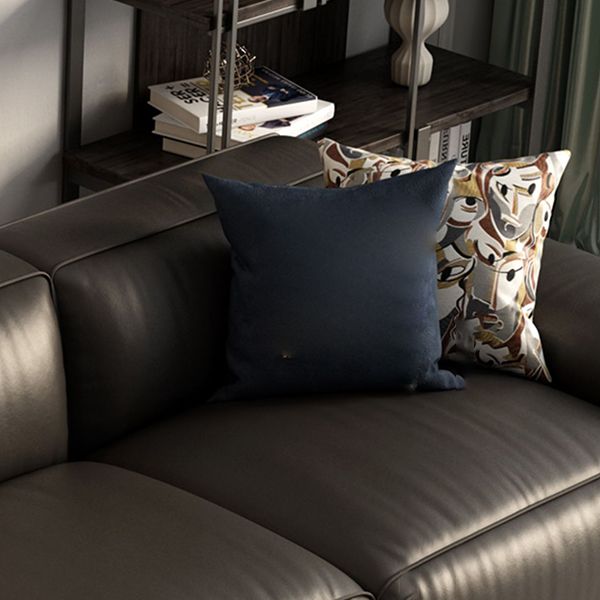 Contemporary Stain Resistant Genuine Leather Square Arm Sofa in Black Clearhalo 'furn' 'furn_sofas' 'Furniture' 'Living Room Furniture' 'Sofa' 'sofas' 1200x1200_0442e008-87b5-4370-8f8d-67fd5637f328