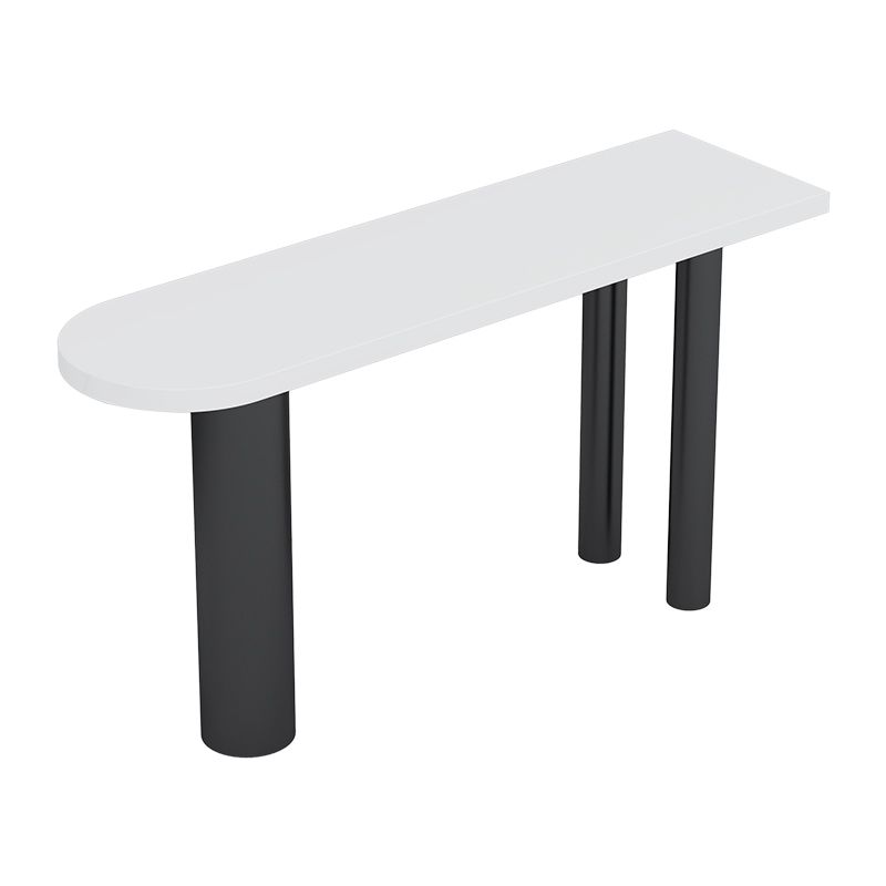 White Modern Style Specialty Bar Table in Faux Marble and Wood Milk Tea Shop Bar Table Clearhalo 'Bar Furniture' 'Bar Tables' 'bar_tables' 'furn' 'furn_bar_tables' 'Furniture' 'furniture_bar_tables' 'Kitchen & Dining Furniture' 1200x1200_0444da4b-c534-48fe-aa75-030a74fd9aa1