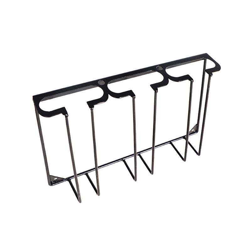 Metal Hanging Glass Rack Industrial Single Rail Glass & Stemware Holder Clearhalo 'furn' 'furn_wine_racks' 'Furniture' 'Kitchen & Dining Furniture' 'Wine Racks' 'wine_racks' 1200x1200_04491637-3bb5-40a6-9ac6-d2cbebfb73e3