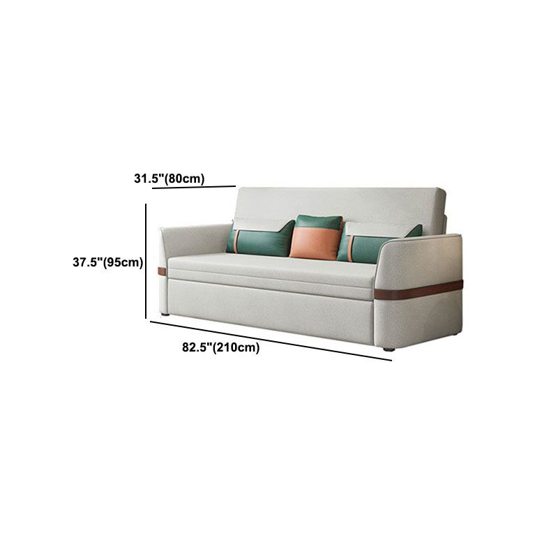Sofá sofá de sofá resistente a las manchas sofá con 3 almohadas