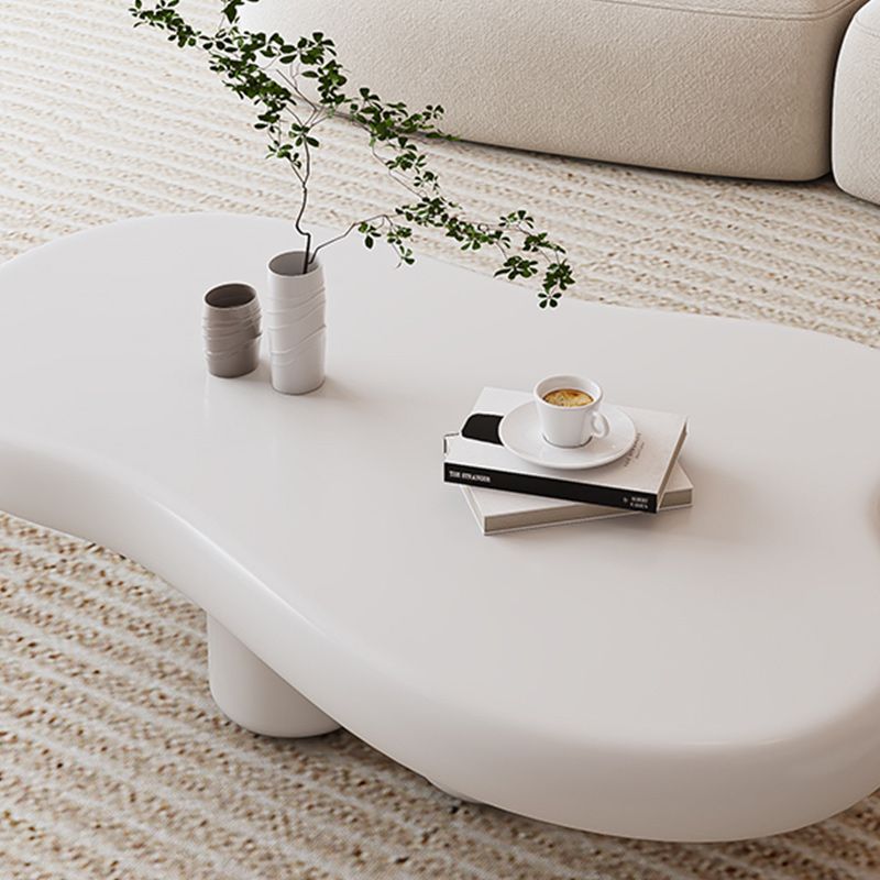 Contemporary Corner Table Wood White 4 Legs Accent Side Table Clearhalo 'Coffee & Accent Tables' 'End & Side Tables' 'end_side_tables' 'furn' 'furn_end_side_tables' 'Furniture' 'Living Room Furniture' 1200x1200_044c74ac-88fc-49d3-b7de-44e89b2e41ab