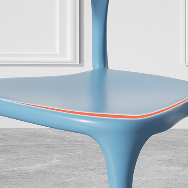 Modern Plastic Home Arm Chair Matte Finish Open Dining Chair Clearhalo 'Dining Chairs' 'Dining Tables & Seating' 'dining_chair' 'furn' 'furn_dining_chair' 'Furniture' 'furniture_dining_chair' 'Kitchen & Dining Furniture' 1200x1200_044d8cc1-6161-46d5-8e5e-d1bc1f4fa8aa