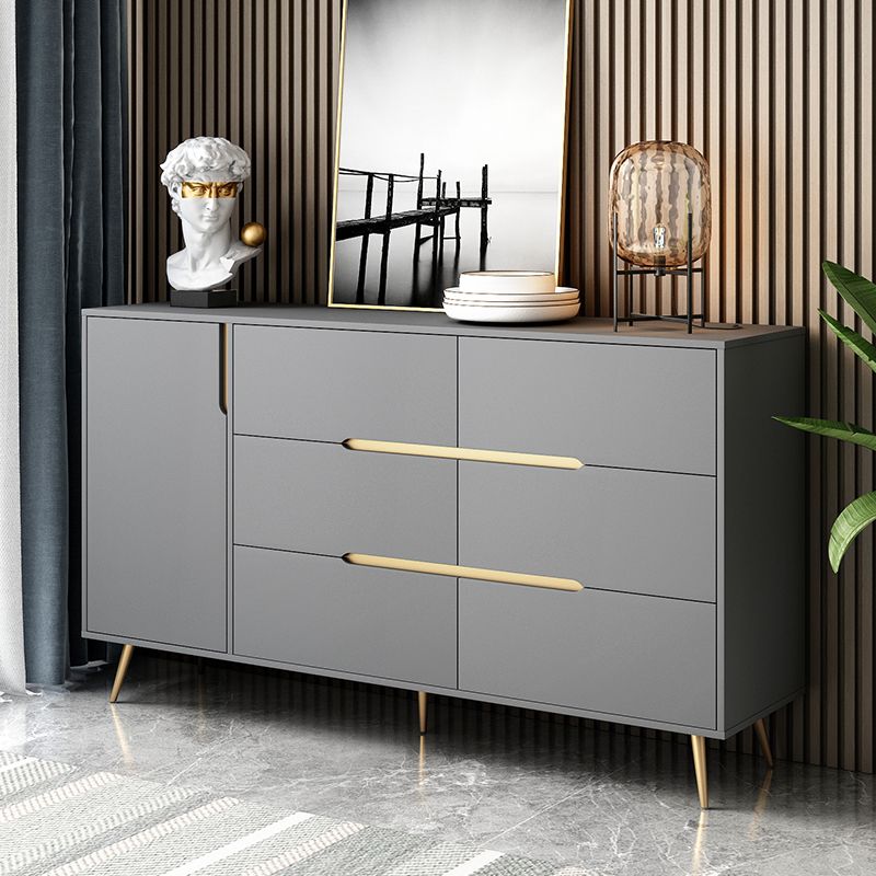 Gemanipuleerde houten sideboard tafel modern buffet dressoir voor keuken