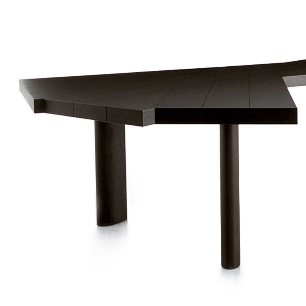 Escritorio de escritura de diseño industrial simple escritorio de madera maciza negro