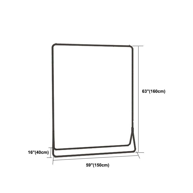 Kit de entrada de riel colgante contemporáneo de árbol de metal en negro