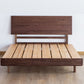 Mid-Century Modern Standard Bed Headboard Bed Frame with Legs