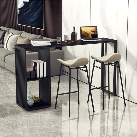Faux Leather Bar Stools Glam Iron Backless Bar Stool with Footrest Clearhalo 'Bar Furniture' 'Bar Stools' 'bar_stools' 'furn' 'furn_bar_stools' 'Furniture' 'Kitchen & Dining Furniture' 1200x1200_045245c6-afc3-451c-8882-65ab701a6ba6