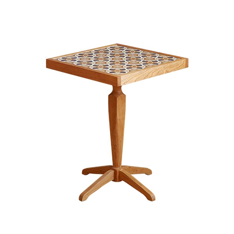 Modern Solid Wood End Table Pedestal Corner Table for Living Room Clearhalo 'Coffee & Accent Tables' 'End & Side Tables' 'end_side_tables' 'furn' 'furn_end_side_tables' 'Furniture' 'Living Room Furniture' 1200x1200_045488b9-97f5-4cff-af1d-097dfbcec23a