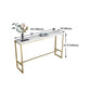 Rectangle Stone Bar Dining Table Traditional Luxury Bar Table with Trestle Base Clearhalo 'Bar Furniture' 'Bar Tables' 'bar_tables' 'furn' 'furn_bar_tables' 'Furniture' 'furniture_bar_tables' 'Kitchen & Dining Furniture' 1200x1200_04560530-b046-4252-9675-5b9c35211f0e