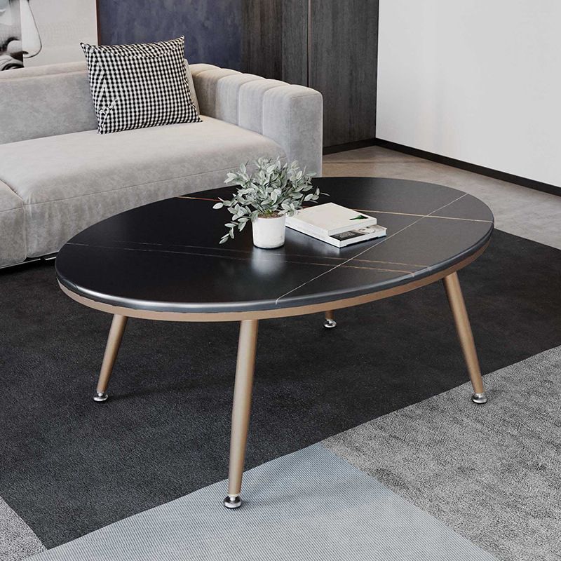 Glam Slate Geometric Coffee Table 17.7" H 1 Single Cocktail Table with Storage Clearhalo 'Coffee & Accent Tables' 'Coffee Tables' 'coffee_tables' 'furn' 'furn_coffee_tables' 'Furniture' 'Living Room Furniture' 1200x1200_04569810-afd3-45e1-9224-a789101750b6