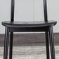 Contemporary Style Chair Armless Open Back Chair with Wood Legs for Kitchen