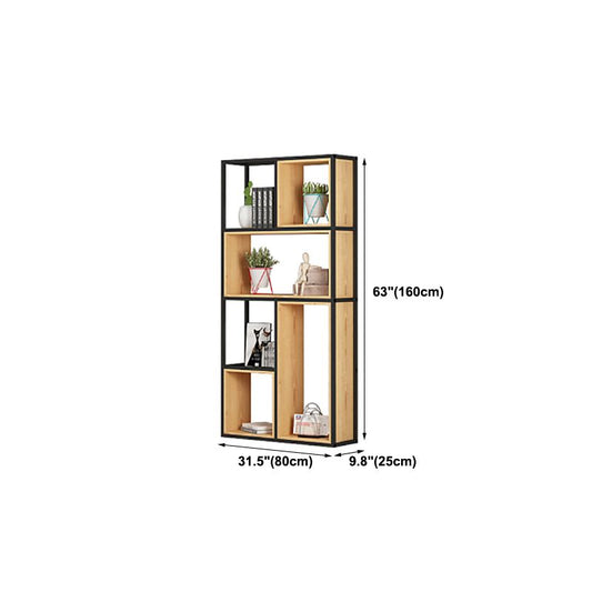 Libreria in metallo contemporanea a scaffale aperto per sala da pranzo