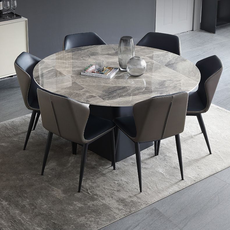 Modern 1/4/5/7 Pieces Dining Room Set Round Dining Room Table Set Clearhalo 'Dining Room Sets' 'Dining Tables & Seating' 'dining_room_set' 'furn' 'furn_dining_room_set' 'Furniture' 'furniture_dining_room_set' 'Kitchen & Dining Furniture' 1200x1200_04587829-1a72-43f5-b213-9cc001d68eb2