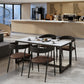 Industrial Rectangle Dining Table Sintered Stone Dining Table with Trestle Base for Dining Room Clearhalo ' dining_table' 'Dining Tables & Seating' 'Dining Tables' 'furn' 'furn_dining_table' 'Furniture' 'furniture_dining_table' 'Kitchen & Dining Furniture' 'kitchen&dining_furn' 'kitchen' 'kitchen_dining_table' 1200x1200_04590fc2-cd3f-40da-812f-25756d0e1914