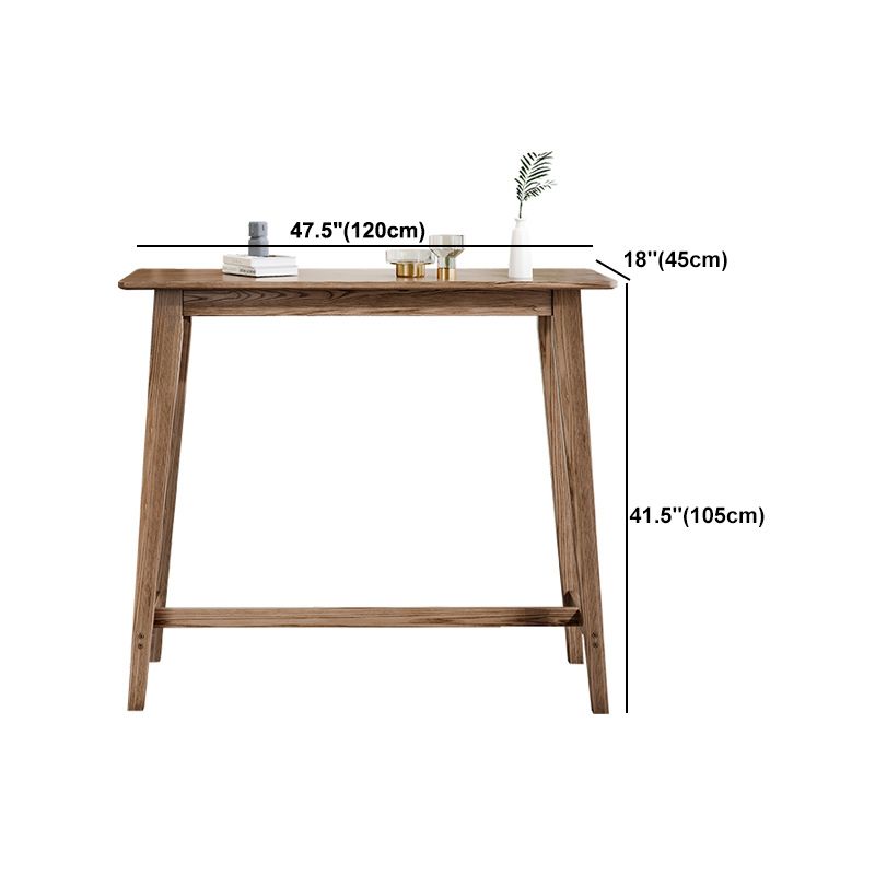 Table de pub rectangulaire de 1/3 pièces modernes ensemble de comptoirs en bois pour salle à manger
