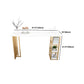 Glam 1/2/3/5 Pieces Bar Table Set Rectangle Bar Table with Metal High Stools for Kitchen Clearhalo 'Bar Furniture' 'furn' 'furn_home_bar_bar_sets' 'Furniture' 'Home Bars & Bar Sets' 'home_bar_bar_sets' 'Kitchen & Dining Furniture' 1200x1200_045b1802-20fa-42ac-a2a0-4b07a6191e0f