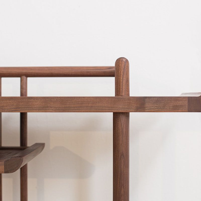 Mesa de consola de 34.65 "Glam Table de acento de consola de madera maciza de 1 cortavadora