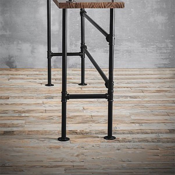 Industrial Style Bar Set 1/3 Pieces Solid Wood Rectangle Pub Dining Set for Indoor Clearhalo 'Bar Furniture' 'furn' 'furn_home_bar_bar_sets' 'Furniture' 'Home Bars & Bar Sets' 'home_bar_bar_sets' 'Kitchen & Dining Furniture' 1200x1200_045d2394-ac3b-46d4-9601-a3bdf32b95d0