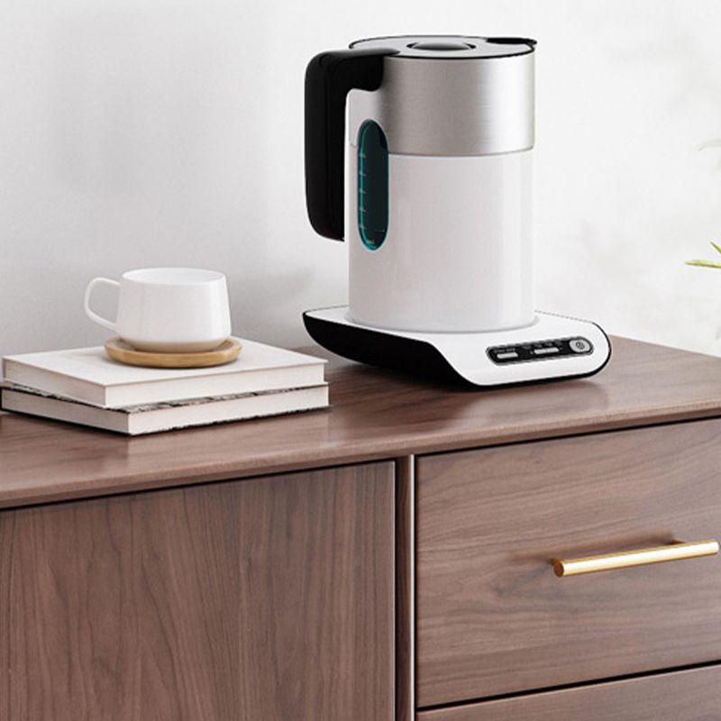 Contemporary Dining Buffet Solid Wood Sideboard Table with Cabinets and Drawers Clearhalo 'buffet_sideboard' 'Buffets & Sideboards' 'furn' 'furn_buffet_sideboard' 'Furniture' 'Kitchen & Dining Furniture' 1200x1200_045e2025-0fc5-424e-9269-f64053f58577