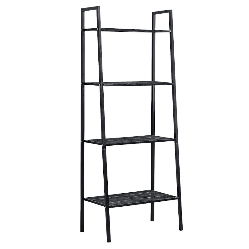 Contemporary Ladder Bookshelf Metal Open Back Bookcase for Office Clearhalo 'Bookcases' 'furn' 'furn_bookcases' 'Furniture' 'Office Furniture' 1200x1200_045f49af-1006-4ecb-ab73-44758dc74a48