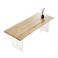 Wood Top Dining Table Modern Rectangle Table with Double Pedestal Base Clearhalo 'Dining Tables & Seating' 'Dining Tables' 'dining_table' 'furn' 'furn_dining_table' 'Furniture' 'furniture_dining_table' 'Kitchen & Dining Furniture' 'kitchen' 'kitchen_dining_table' 1200x1200_04620f1e-fbdb-42fe-b167-d63a0c0c2cde