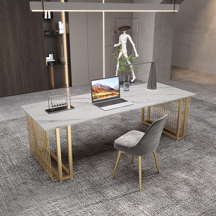 Industrial Sintered Stone Standard Dining Table Kitchen Rectangle Shape Dining Table for Kitchen Clearhalo ' dining_table' 'Dining Tables & Seating' 'Dining Tables' 'furn' 'furn_dining_table' 'Furniture' 'furniture_dining_table' 'Kitchen & Dining Furniture' 'kitchen&dining_furn' 'kitchen' 'kitchen_dining_table' 1200x1200_0463a833-8a9e-4be8-92c4-8346a4cad962