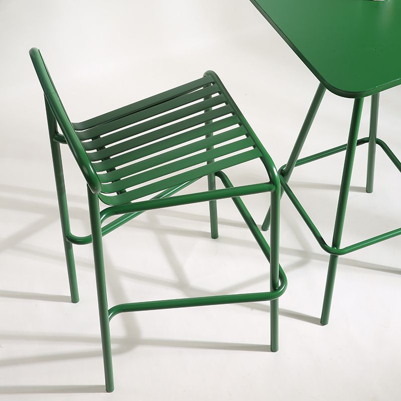 Metallic Finish Indoor Stools Industrial Style Metal Bar Stools Clearhalo 'Bar Furniture' 'Bar Stools' 'bar_stools' 'furn' 'furn_bar_stools' 'Furniture' 'Kitchen & Dining Furniture' 1200x1200_04644fc3-88af-42aa-8dca-e90371894c72