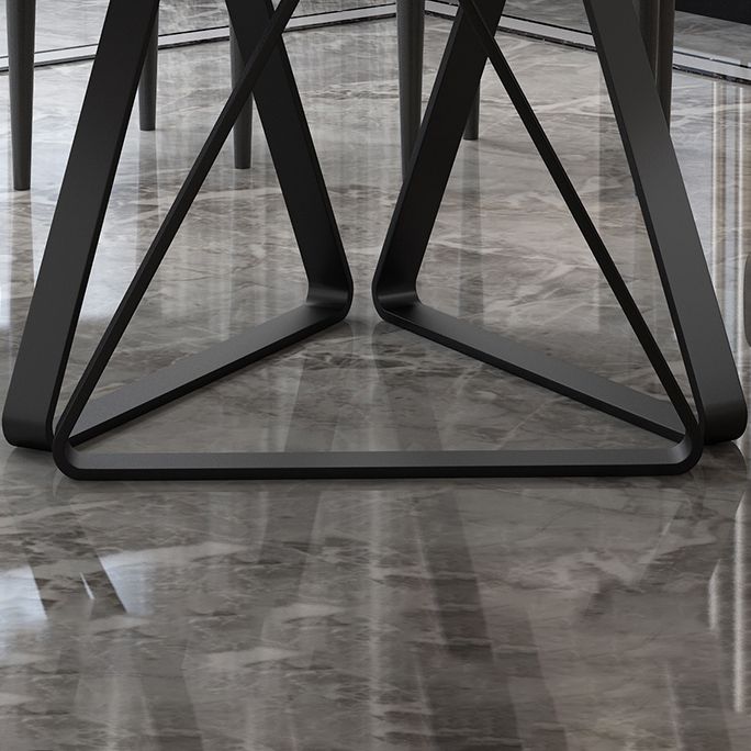 Marble Dining Table Simple Style Round Dining Site Table with Turntable Clearhalo ' dining_table' 'Dining Tables & Seating' 'Dining Tables' 'furn' 'furn_dining_table' 'Furniture' 'furniture_dining_table' 'Kitchen & Dining Furniture' 'kitchen&dining_furn' 'kitchen' 'kitchen_dining_table' 1200x1200_04649dff-9594-4ce6-9357-404751c1c627