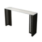 Modern Rectangle Pub Table Set 1/4 Pieces Stone Counter Table for Indoor