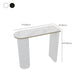 Faux Marble Bistro Bar Table Double Pedestal Bar Table for Living Room Clearhalo 'Bar Furniture' 'Bar Tables' 'bar_tables' 'furn' 'furn_bar_tables' 'Furniture' 'Kitchen & Dining Furniture' 1200x1200_04675daa-37aa-43a9-be7b-70661709e144