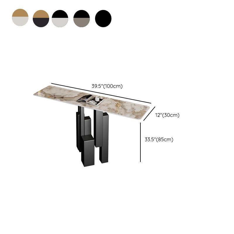 Tabla de acento de consola rectángulo moderno Table de sofá consola resistente a los rasguños