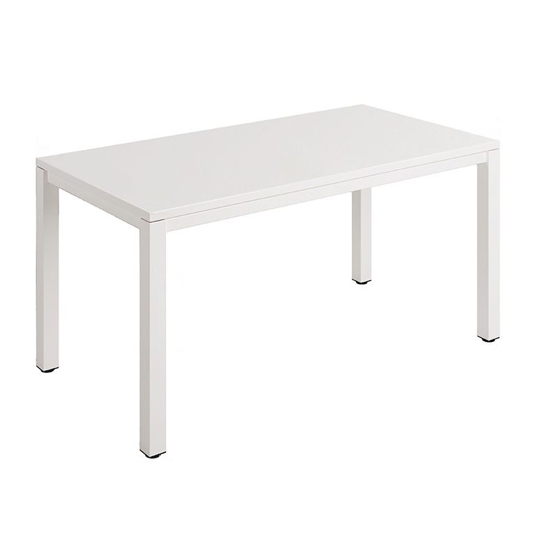 Contemporary Wooden Office Desk Sled Base Writing Desk with Steel Legs Clearhalo 'furn' 'furn_office_desk' 'Furniture' 'Office Desks' 'Office Furniture' 'office_desk' 1200x1200_046ab47f-bd05-460d-baf8-9f9390305fd2