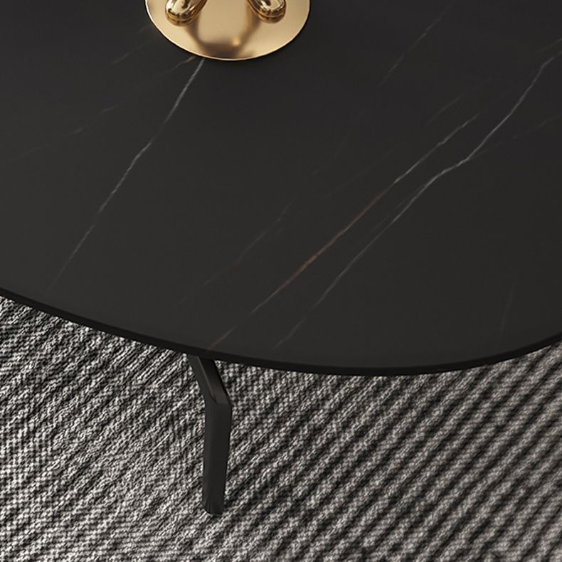 Glam Slate Coffee Cocktail Table 4 Legs Cocktail Table for Living Room Clearhalo 'Coffee & Accent Tables' 'Coffee Tables' 'coffee_tables' 'furn' 'furn_coffee_tables' 'Furniture' 'Living Room Furniture' 1200x1200_046c7e50-db7a-4c3e-be16-eebf285e2bf0