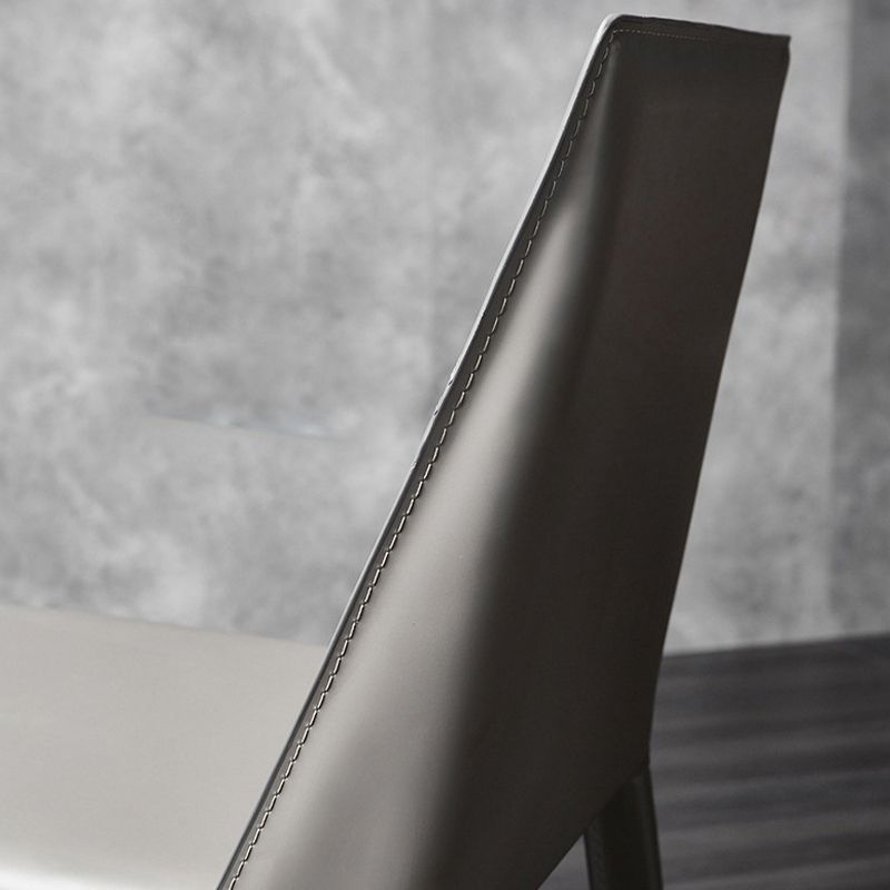 Faux Leder Küche Essstuhl zeitgenössische Küche Essarm ohne Armless Stuhl