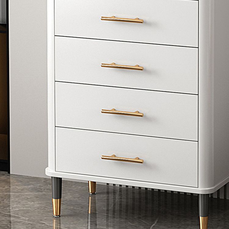 Modern Rectangle Accent Chest Wood Soft Close Drawers Storage Cabinet