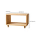 Estantería trasera abierta de estilo moderno, estantería de madera maciza para oficina