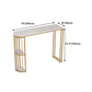 Stone Bar Dining Table Industrial Bar Dining Table with Sled Base in Gold Clearhalo 'Bar Furniture' 'Bar Tables' 'bar_tables' 'Furniture' 'furniture_bar_tables' 'Kitchen & Dining Furniture' 1200x1200_047e4275-d2a3-47f0-9fe4-2d01f2b8888f