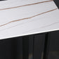 Industrial Bistro Bar Desk Indoor Stone and Metal Rectangle Bistro Bar Table Clearhalo 'Bar Furniture' 'Bar Tables' 'bar_tables' 'furn' 'furn_bar_tables' 'Furniture' 'furniture_bar_tables' 'Kitchen & Dining Furniture' 1200x1200_047eb237-3948-4d2c-8d41-24cc5f06d82b