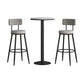 1/2/3 Pieces Round Pub Table Set Modern Stone and Metal Counter Height Set Clearhalo 'Bar Furniture' 'furn' 'furn_home_bar_bar_sets' 'Furniture' 'Home Bars & Bar Sets' 'home_bar_bar_sets' 'Kitchen & Dining Furniture' 1200x1200_047f6b1f-055a-475a-a720-7ced734084d6