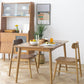 Solid Oak Dining Table Modern Rectangle Dining Table with 4 Natural Finish Legs Clearhalo 'Dining Tables & Seating' 'Dining Tables' 'dining_table' 'furn' 'furn_dining_table' 'Furniture' 'furniture_dining_table' 'Kitchen & Dining Furniture' 'kitchen' 'kitchen_dining_table' 1200x1200_0481b309-03f7-4025-aeb8-31628cc8428a