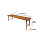 Rectangular Home Writing Desk Solid Wood H-Shape Office Desk