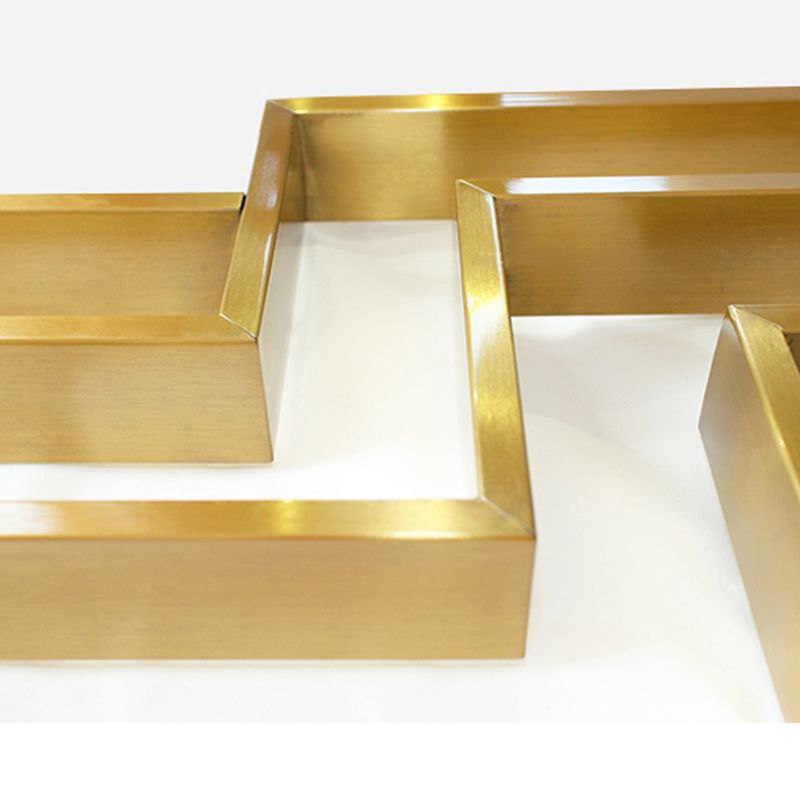 Credenza a 3 tradizioni in pietra sinterizzata glam con porte di vetro per soggiorno