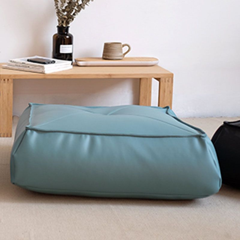 Modern Pouf Ottoman PU Leather Upholstered Solid Color Tear Resistant Square Ottoman Clearhalo 'furn' 'furn_ottomans_poufs' 'Furniture' 'Living Room Furniture' 'Ottomans & Poufs' 'ottomans_poufs' 1200x1200_0485d756-136f-4f21-b2c5-44c735b9b9e5