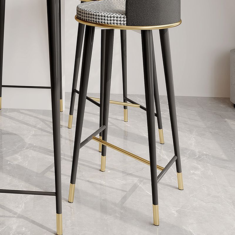 Industrial Marble Pub Table with Rectangle Table Top Legs Table - 41.3" H Clearhalo 'Bar Furniture' 'Bar Tables' 'bar_tables' 'furn' 'furn_bar_tables' 'Furniture' 'furniture_bar_tables' 'Kitchen & Dining Furniture' 1200x1200_04868b7c-f70c-4920-bf7d-a0266ade8a85