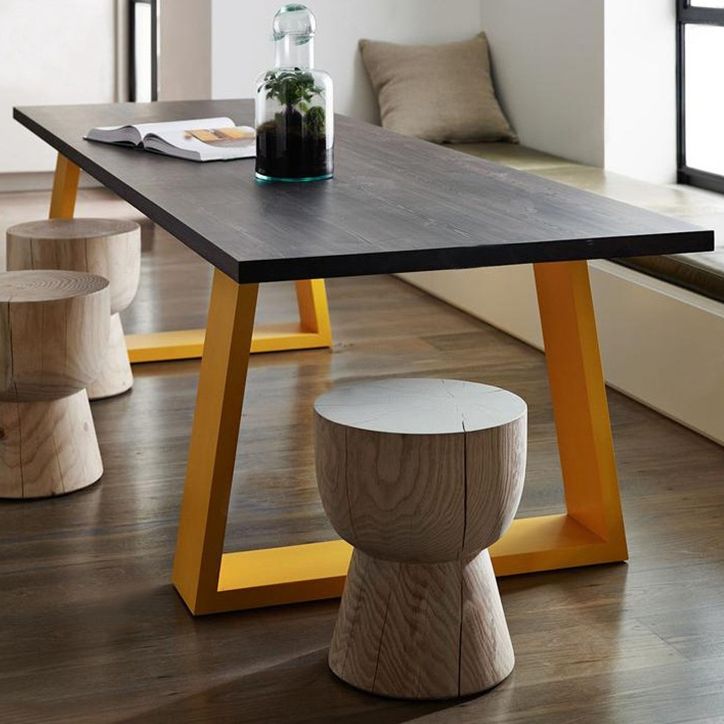 Industrial Pine Wood Top Office Desk Rectangular Desk with Metal Sled Clearhalo 'furn' 'furn_office_desk' 'Furniture' 'Office Desks' 'Office Furniture' 'office_desk' 1200x1200_0487d06f-e612-4923-91b4-d611180c9f65