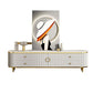 Contemporary White TV Stand Console 4-Drawer Enclosed Storage TV Media Stand Clearhalo 'furn' 'furn_tv_stands_entertainment_centers' 'Furniture' 'Living Room Furniture' 'TV Stands & Entertainment Centers' 'TV Stands & Media Storage Furniture' 'tv_stands_entertainment_centers' 1200x1200_04889e7a-0d8e-4189-9d64-8e79a412e3dc