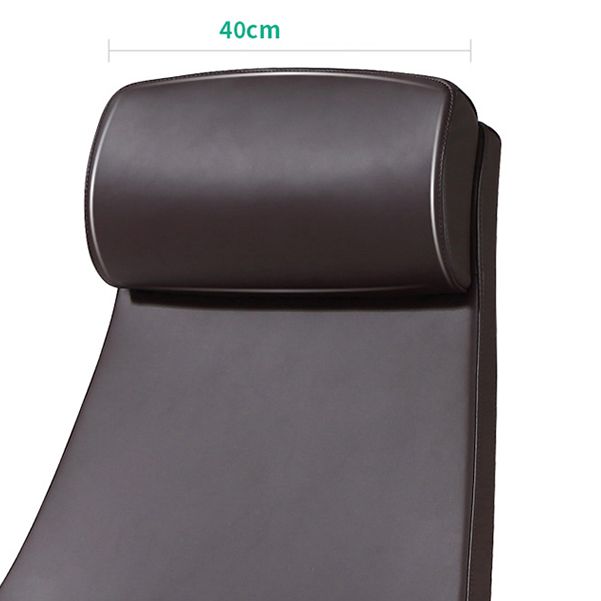 Moderne vaste armen Swivel stoel Chrome frame lederen management stoel