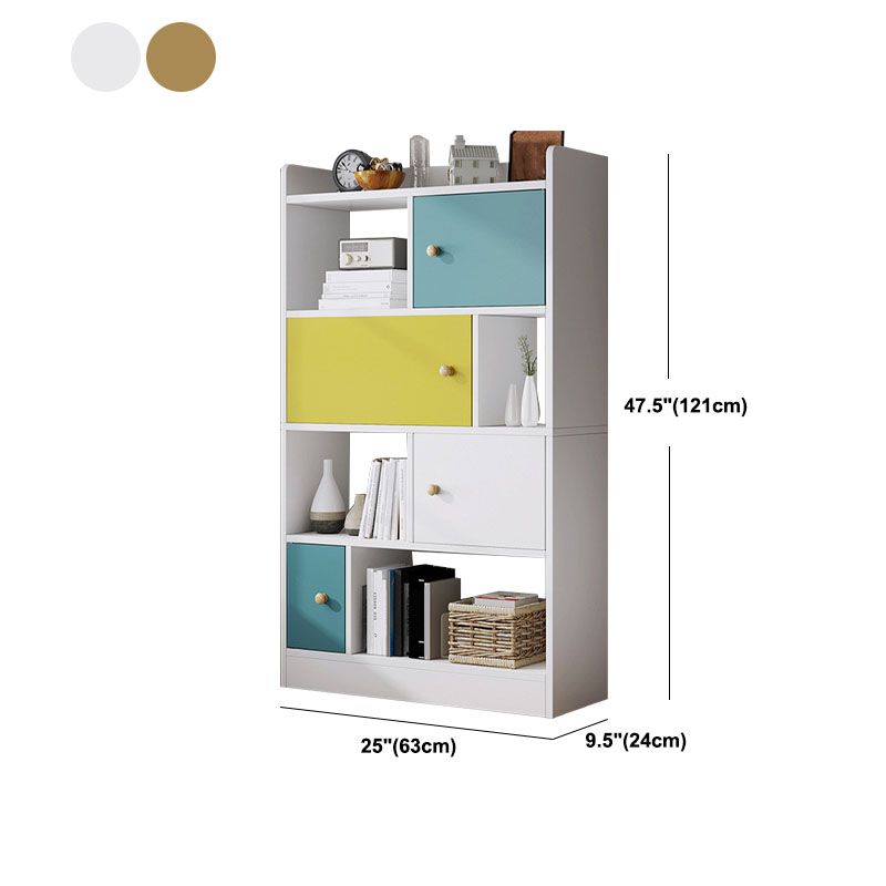 25 "L x 9,5" W Bibliothèque d'étagère en bois d'origine standard
